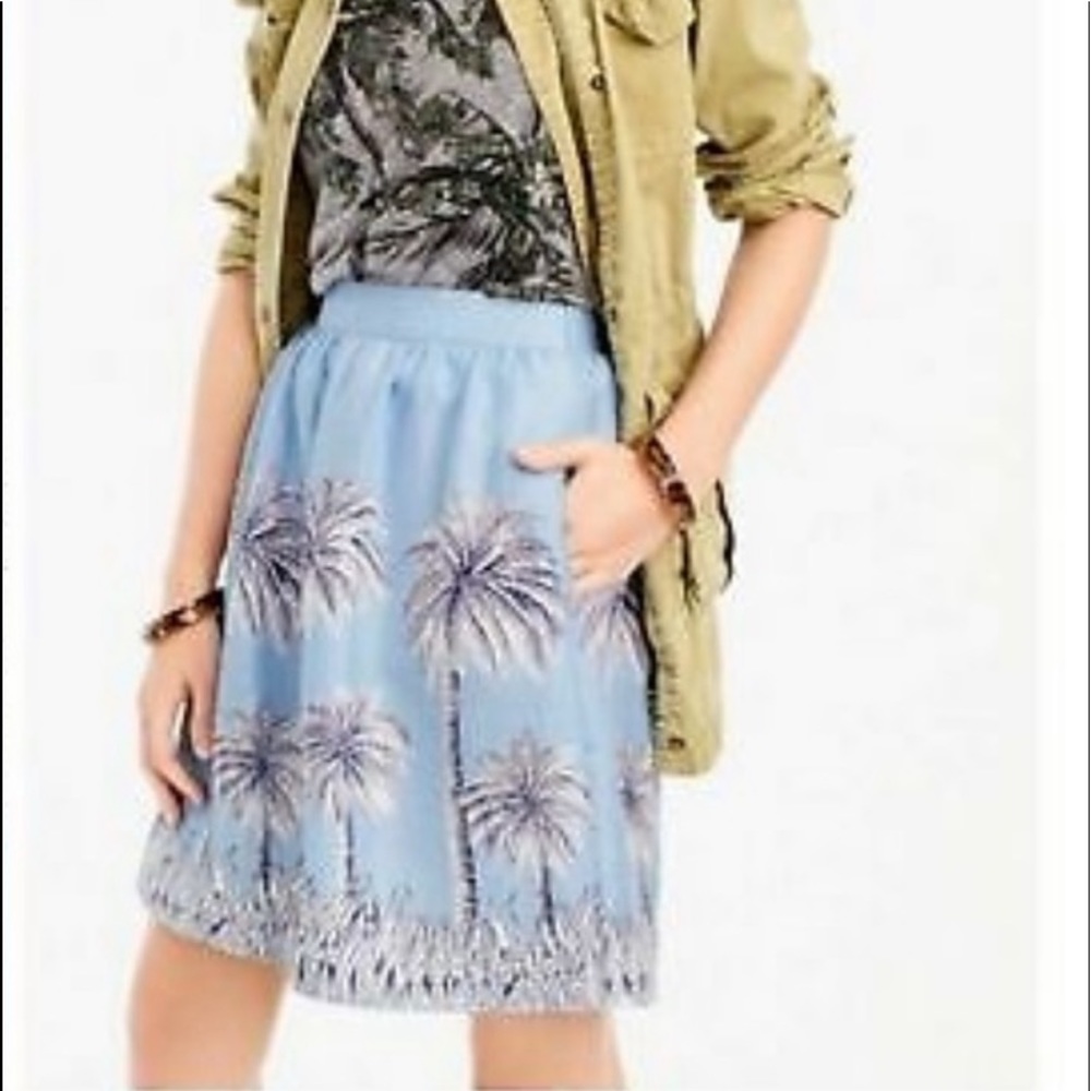 J. Crew Linen Skirt